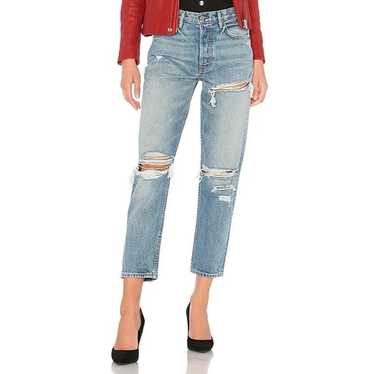 GRLFRND Helena High Rise Straight Crop Jean • Sz … - image 1