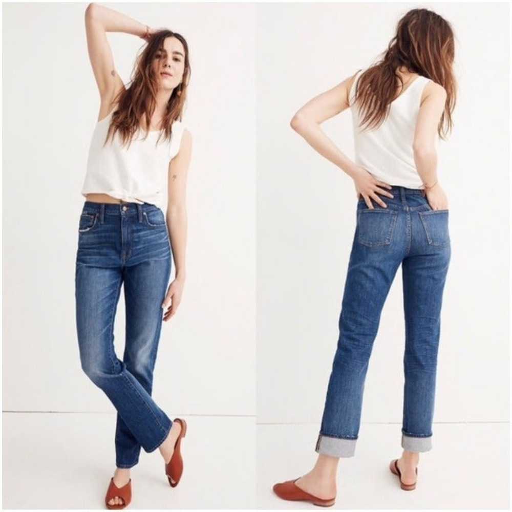 Madewell The High Rise Slim Boy Jeans 26 - image 1