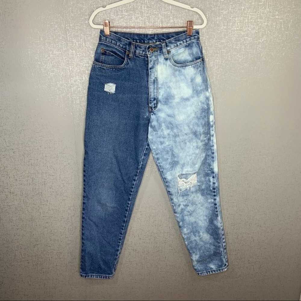 Vintage Two-Tone High Rise Jeans - image 2