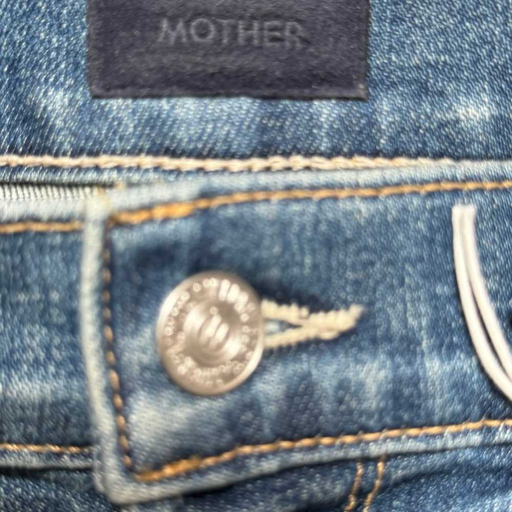 MOTHER THE RUNAWAY STEP FRAY JEANS KEEPING LOVE A… - image 4