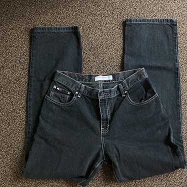 Black tommy hilfiger jeans cotton - image 1