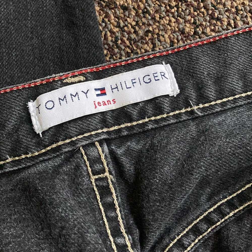 Black tommy hilfiger jeans cotton - image 3