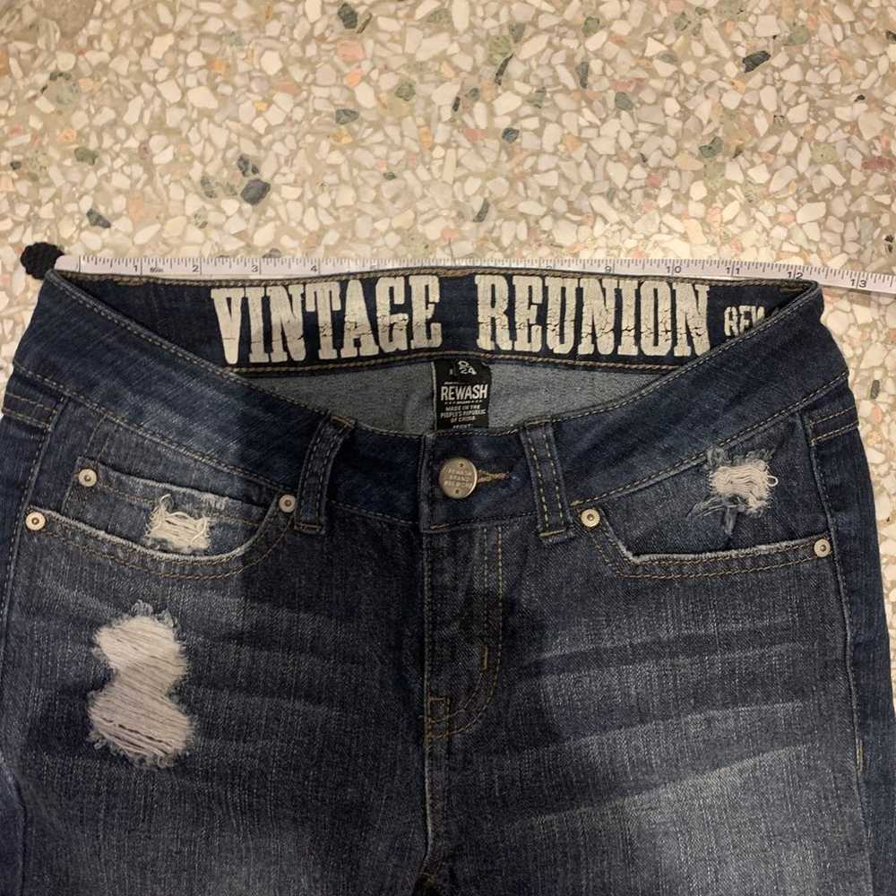 Vintage Reunion Distressed Rewash Jeans - image 2