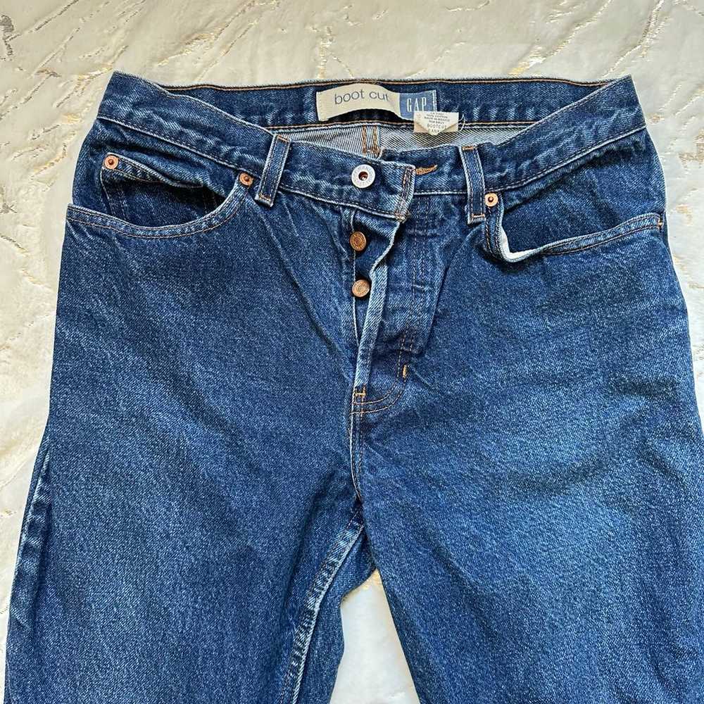 Vintage 1990’s Gap Boot-Cut Jeans - image 1