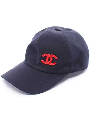 CHANEL Pre-Owned 1986-1988 CC cap - Blue