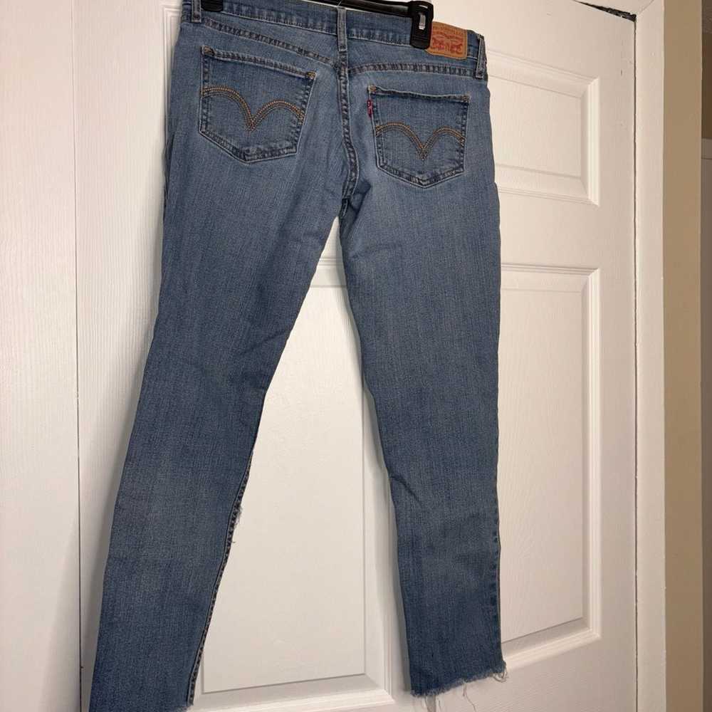 Vintage Levi’s 524 Low Rise Blue Skinny Jeans Siz… - image 8