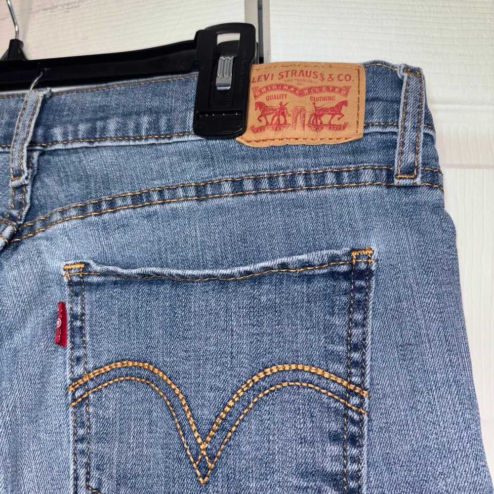 Vintage Levi’s 524 Low Rise Blue Skinny Jeans Siz… - image 9