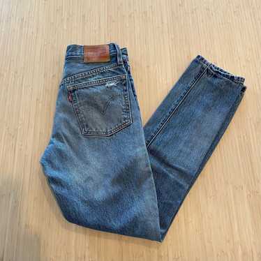 Levis 501 distressed skinny Jeans size 25 - image 1