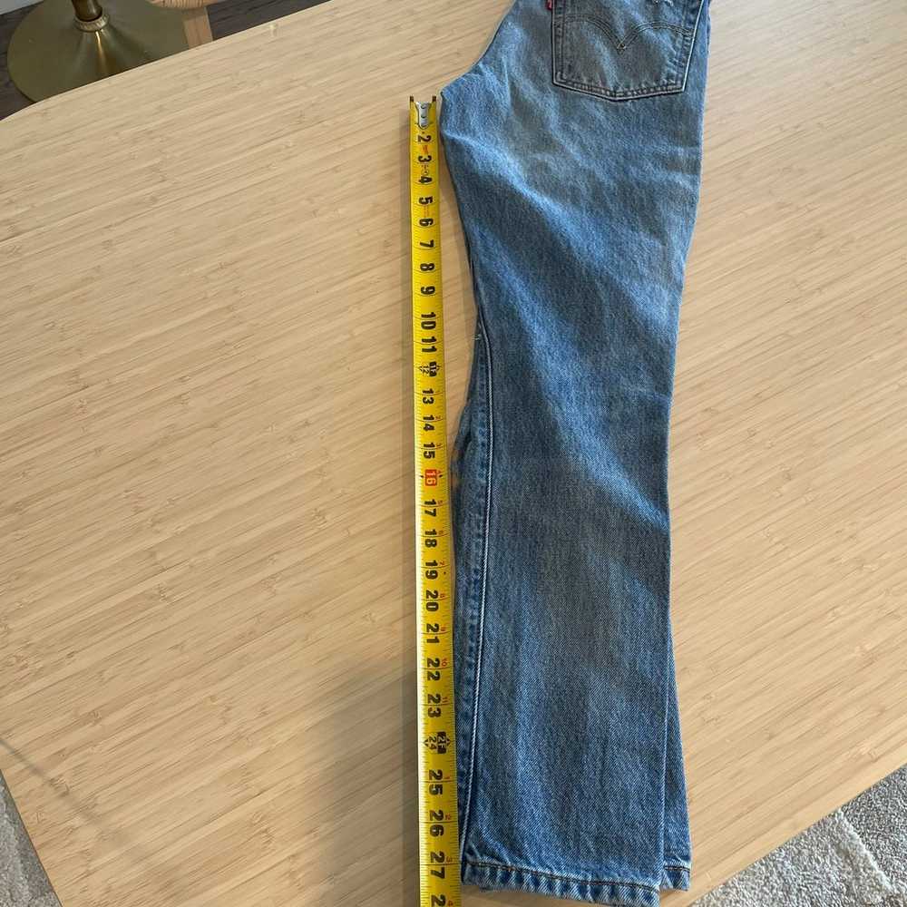 Levis 501 distressed skinny Jeans size 25 - image 9