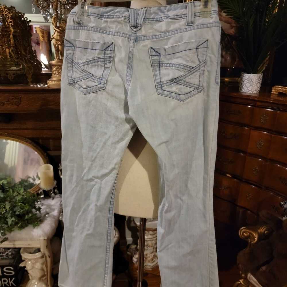 Vintage Aeropostale HAILEY skinny FLARE JEANS Lig… - image 5