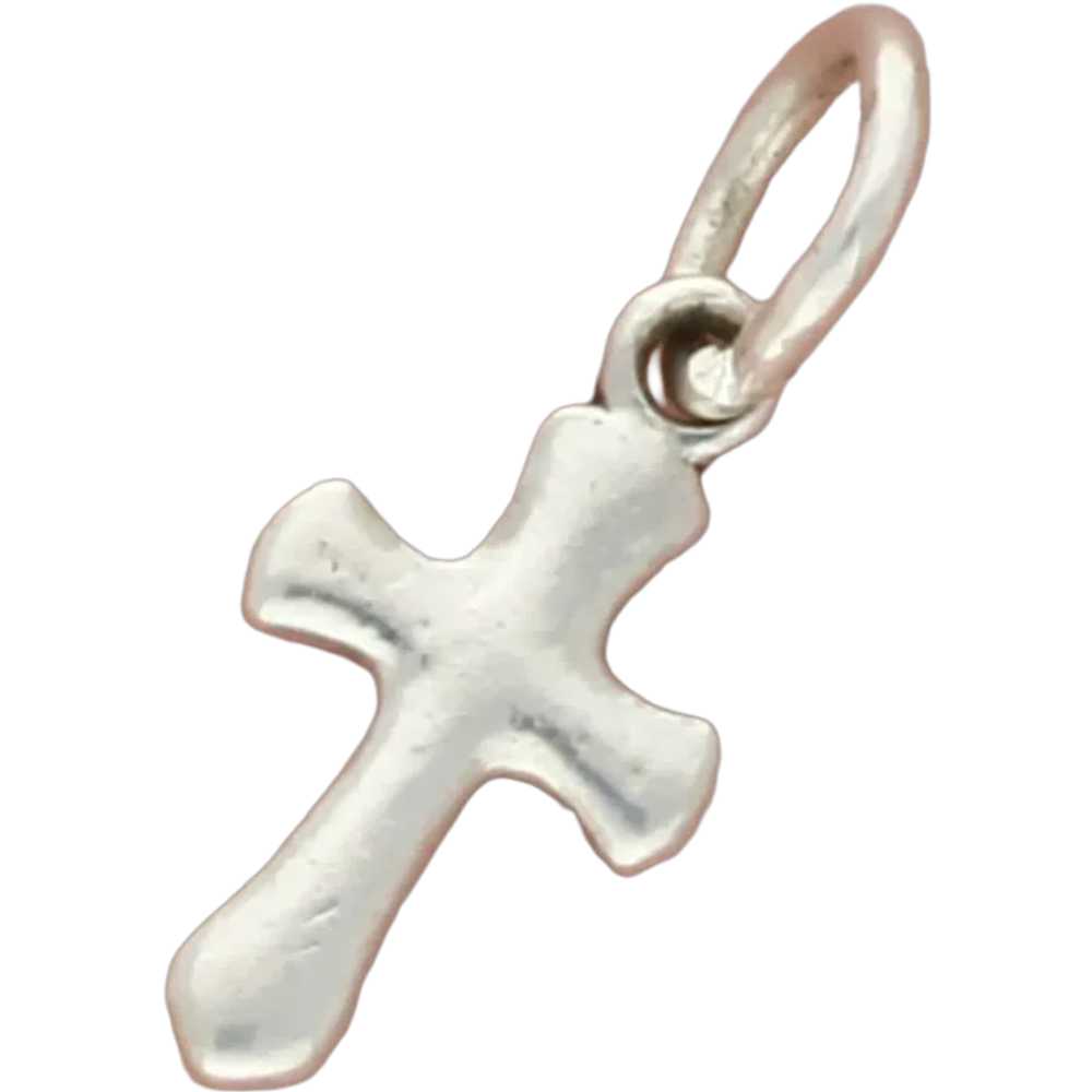 James Avery Sterling Silver Flared Cross Charm - image 1