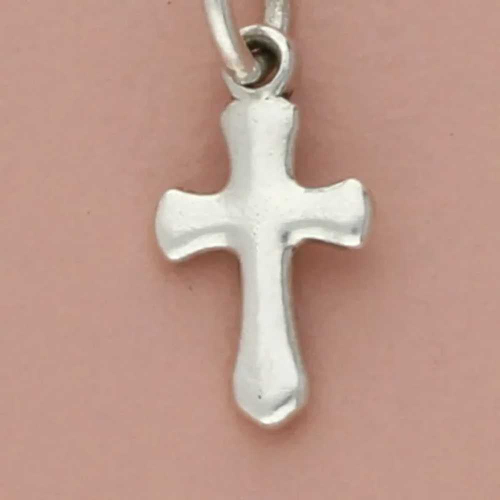 James Avery Sterling Silver Flared Cross Charm - image 3