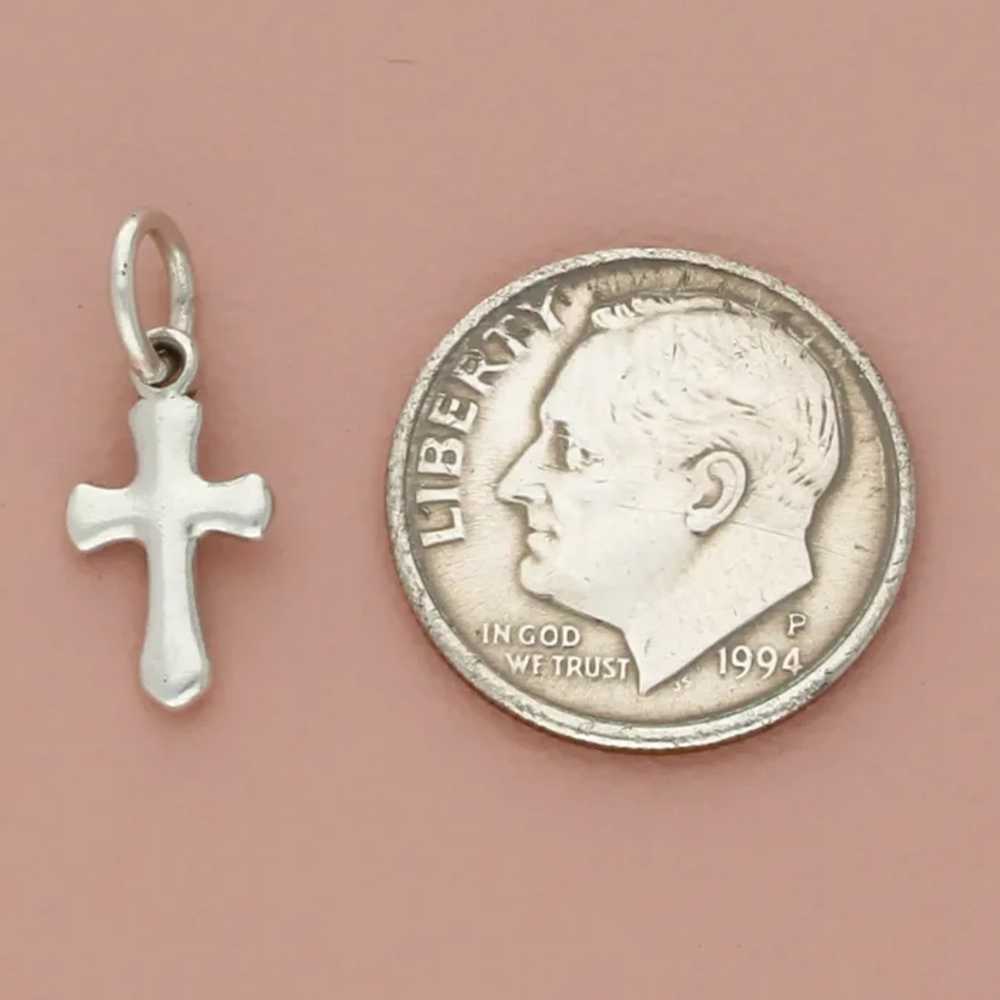 James Avery Sterling Silver Flared Cross Charm - image 4