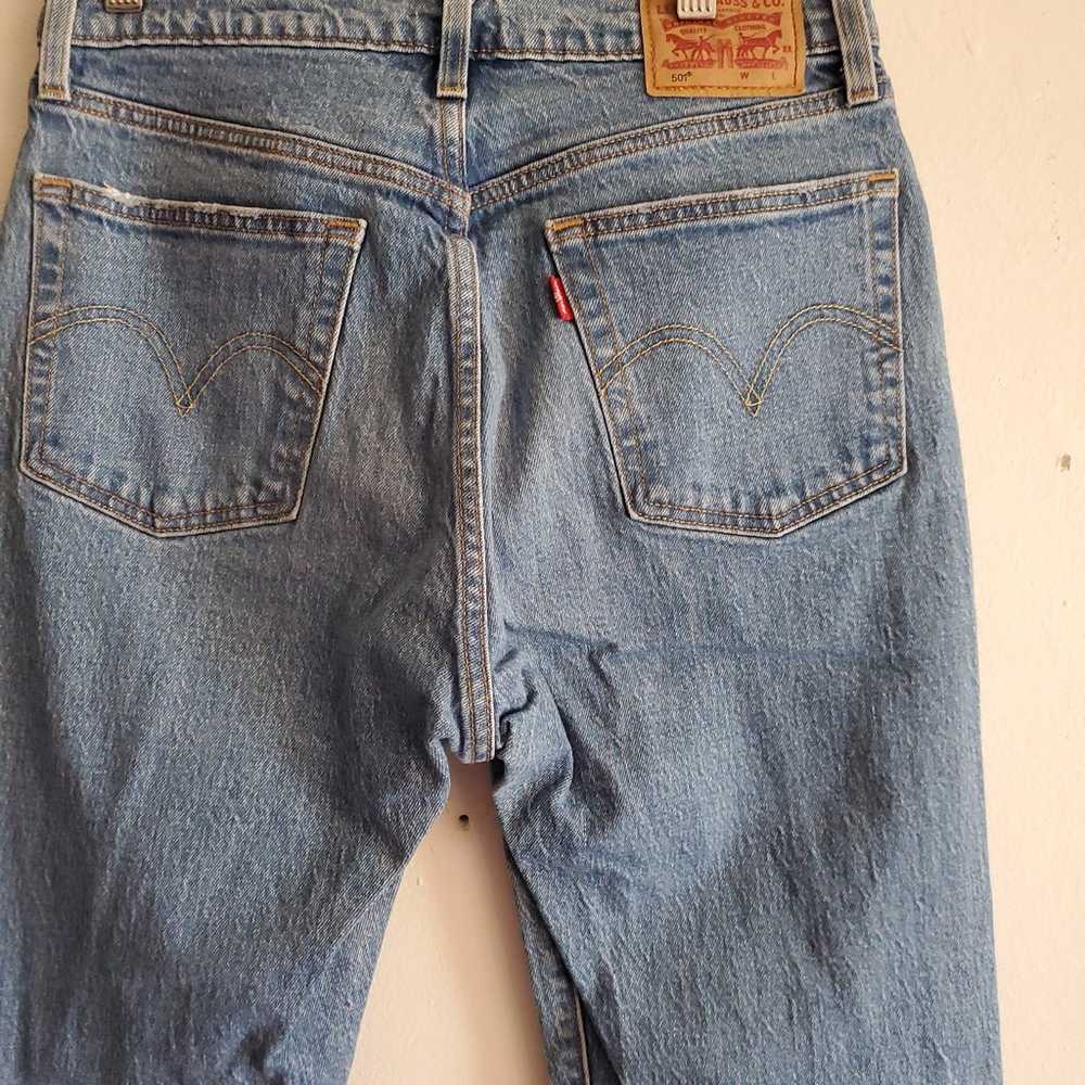 Levi's 501 denim Jeans size waist 28 L30. - image 5