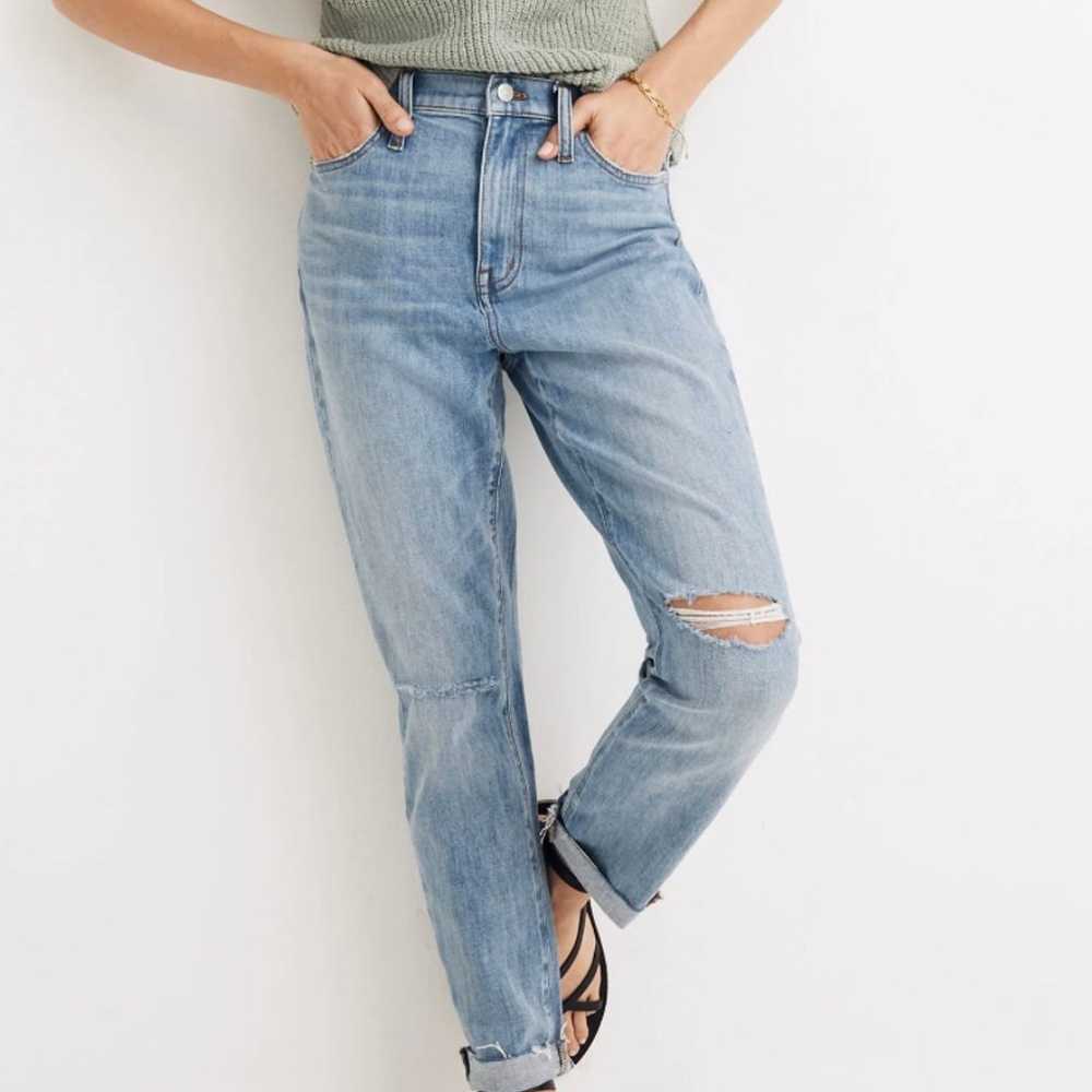 Madewell High-Rise Slim Boyjean - image 1