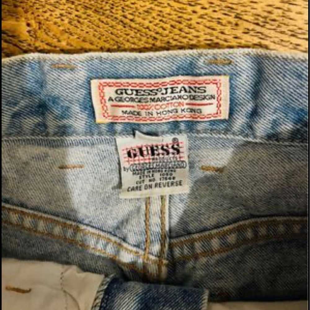 Vtg womens guess jeans size 26 - image 3