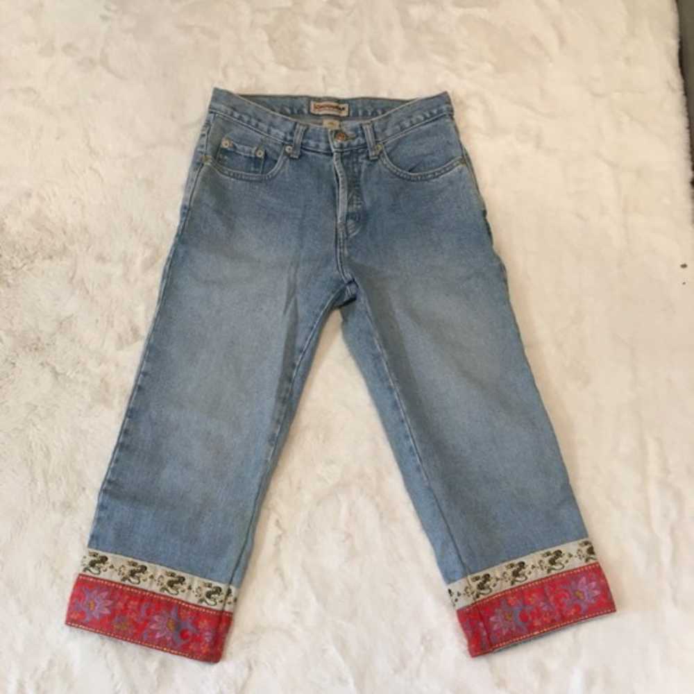 London Jean Vintage Denim Capris Design - image 1