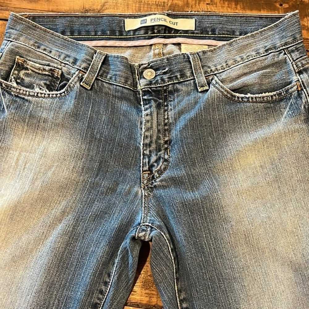 Vintage Gap Denim Y2K low rise ladies size 8 - image 2