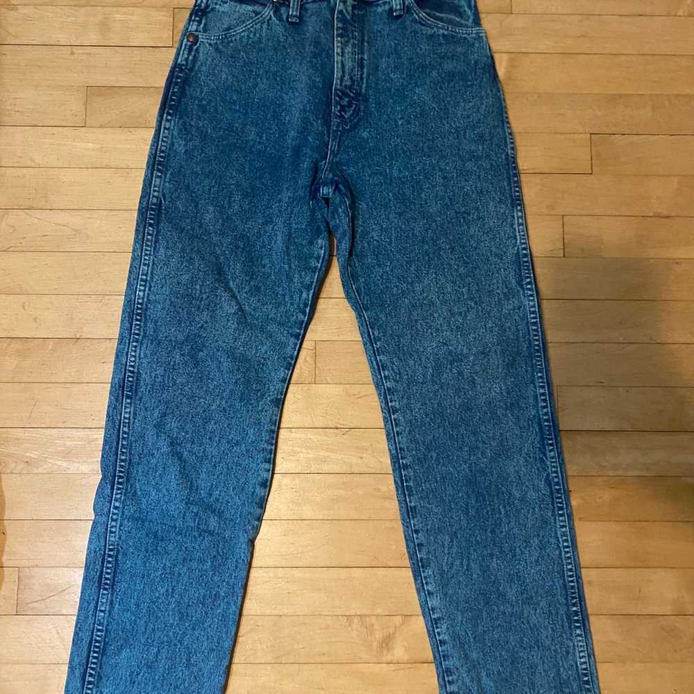 Vintage acid wash wrangler jeans - image 1