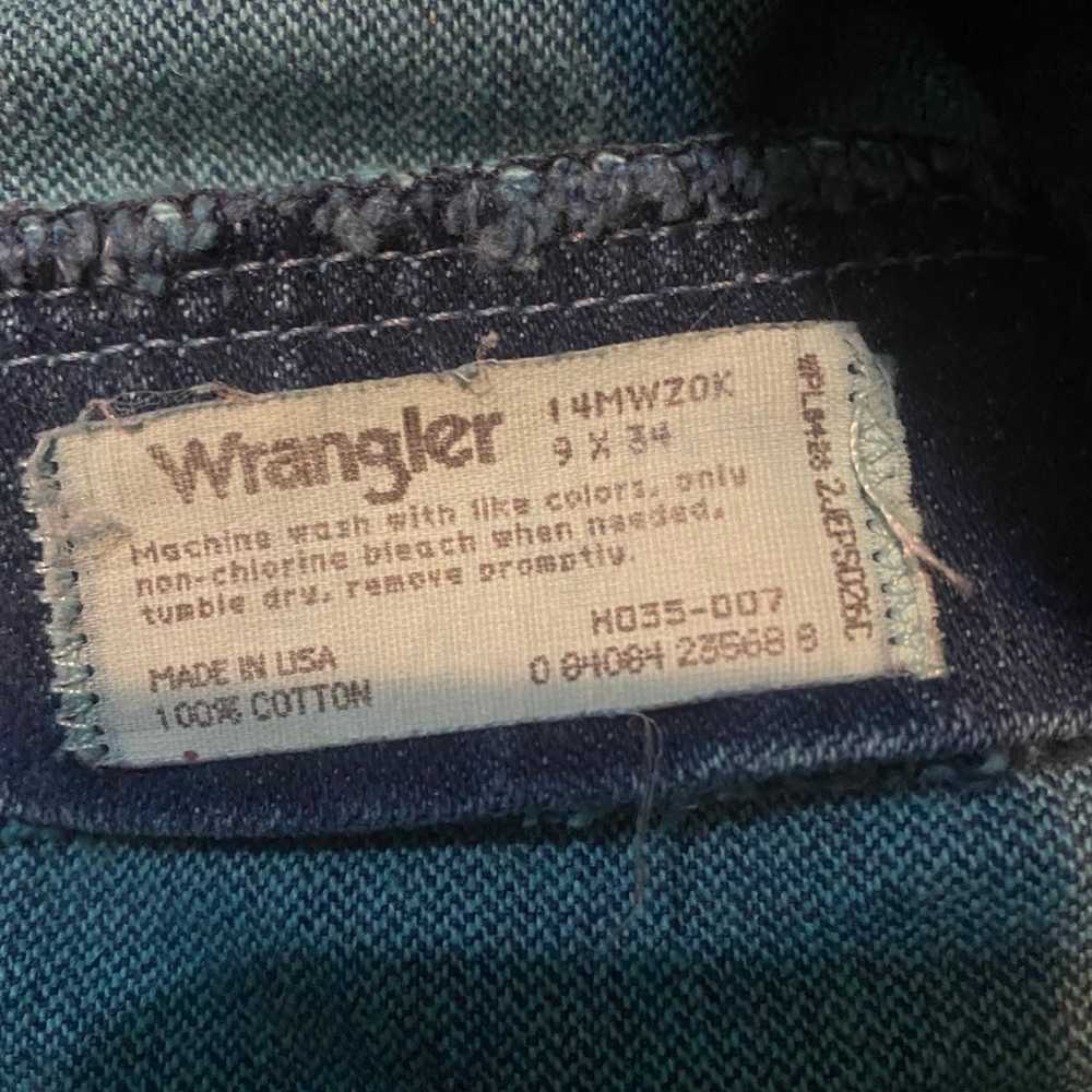 Vintage acid wash wrangler jeans - image 2