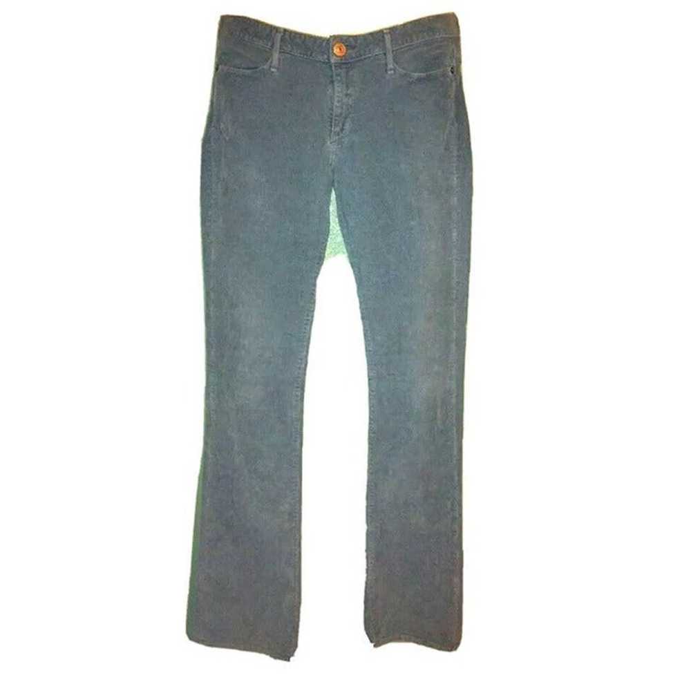 Earnest Sewn Y2K Vintage Sky Blue Corduroy Flare … - image 1