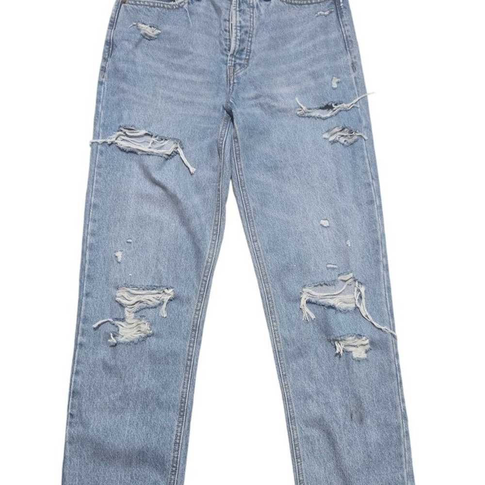 Old Navy Extra High Rise Sky Hi Straight Jeans - image 2