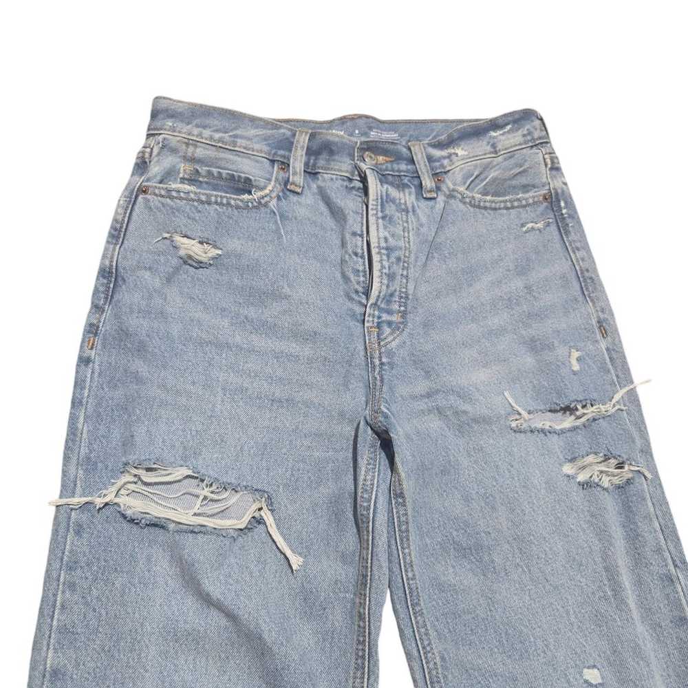 Old Navy Extra High Rise Sky Hi Straight Jeans - image 3