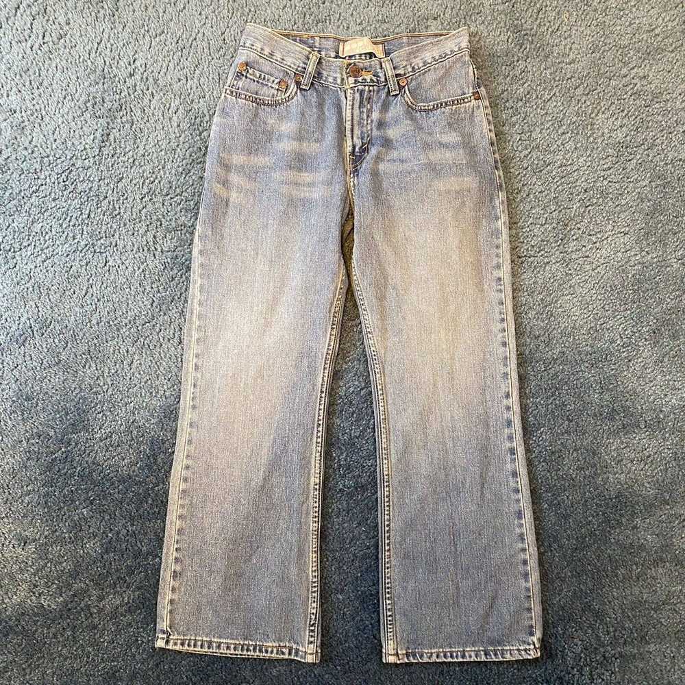 Levis Womens Vintage 527 Bootcut Blue Jeans Size … - image 1