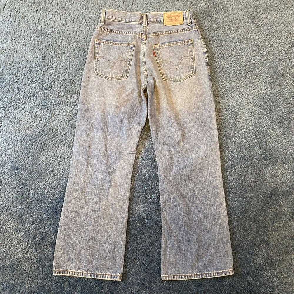 Levis Womens Vintage 527 Bootcut Blue Jeans Size … - image 2