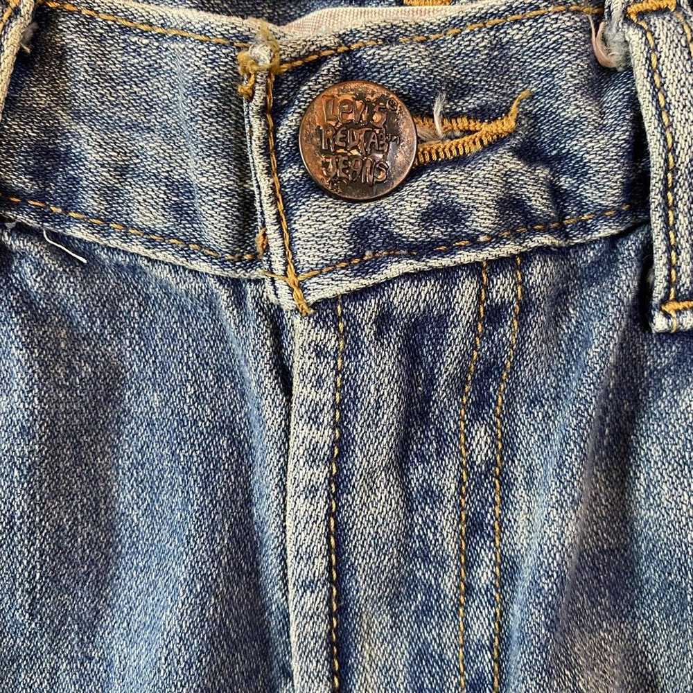 Levis Womens Vintage 527 Bootcut Blue Jeans Size … - image 4