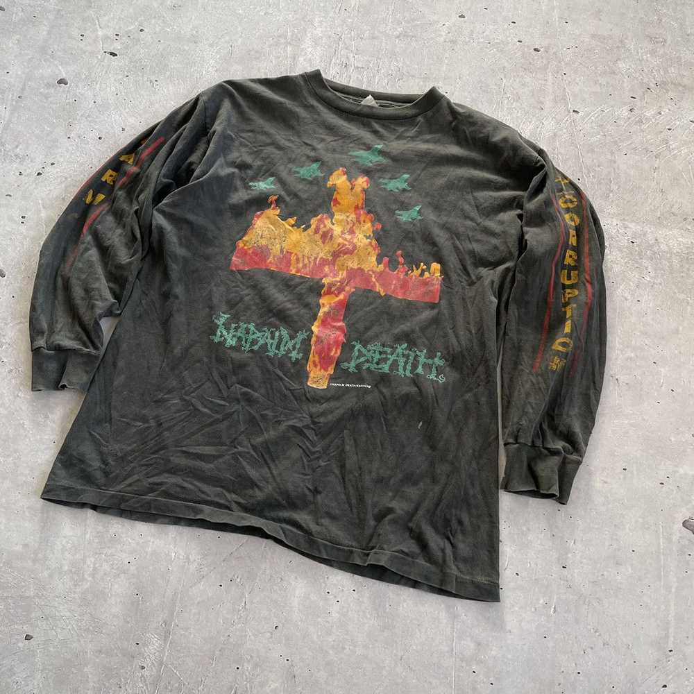 Rock T Shirt × Very Rare × Vintage Vintage 1990 N… - image 3