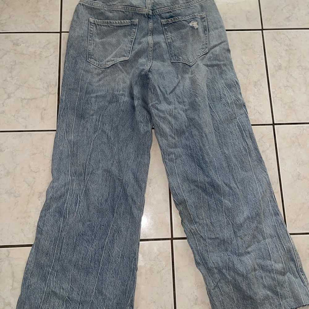 Wide leg playboy jeans pacsun size 27 light wash … - image 3