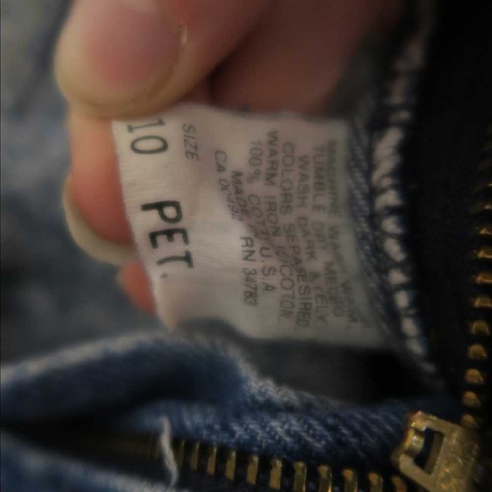 vintage lee jeans size 10 petite - image 2