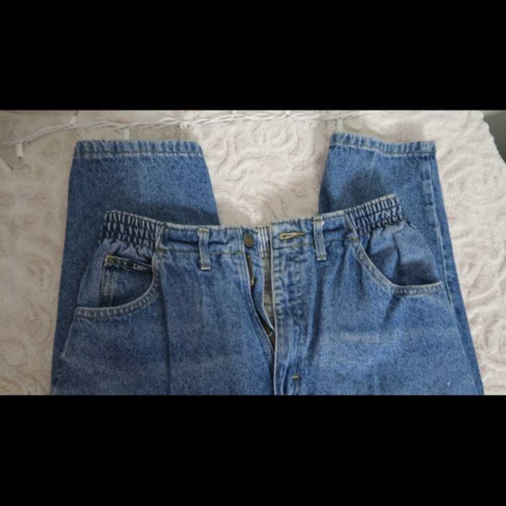 vintage lee jeans size 10 petite - image 3