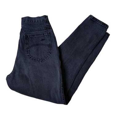 VINTAGE Chic Jeans Womens 12 Washed Black Denim H… - image 1