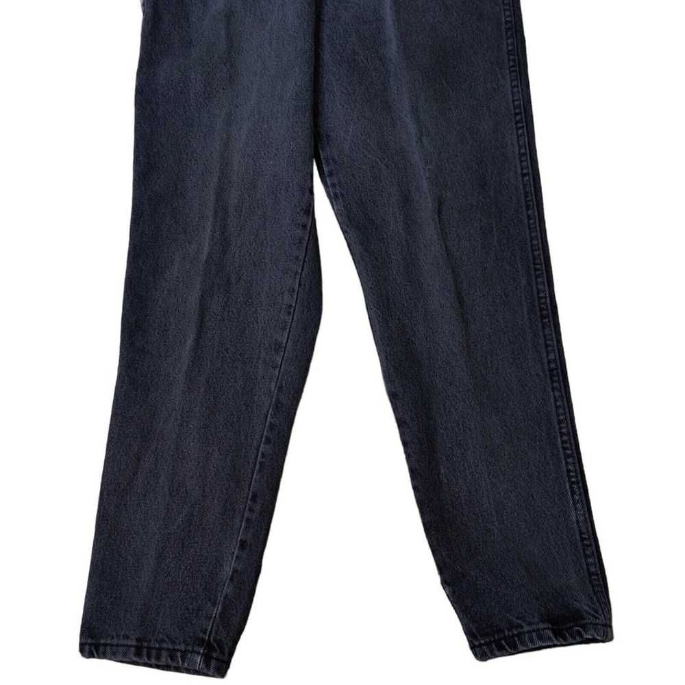 VINTAGE Chic Jeans Womens 12 Washed Black Denim H… - image 6