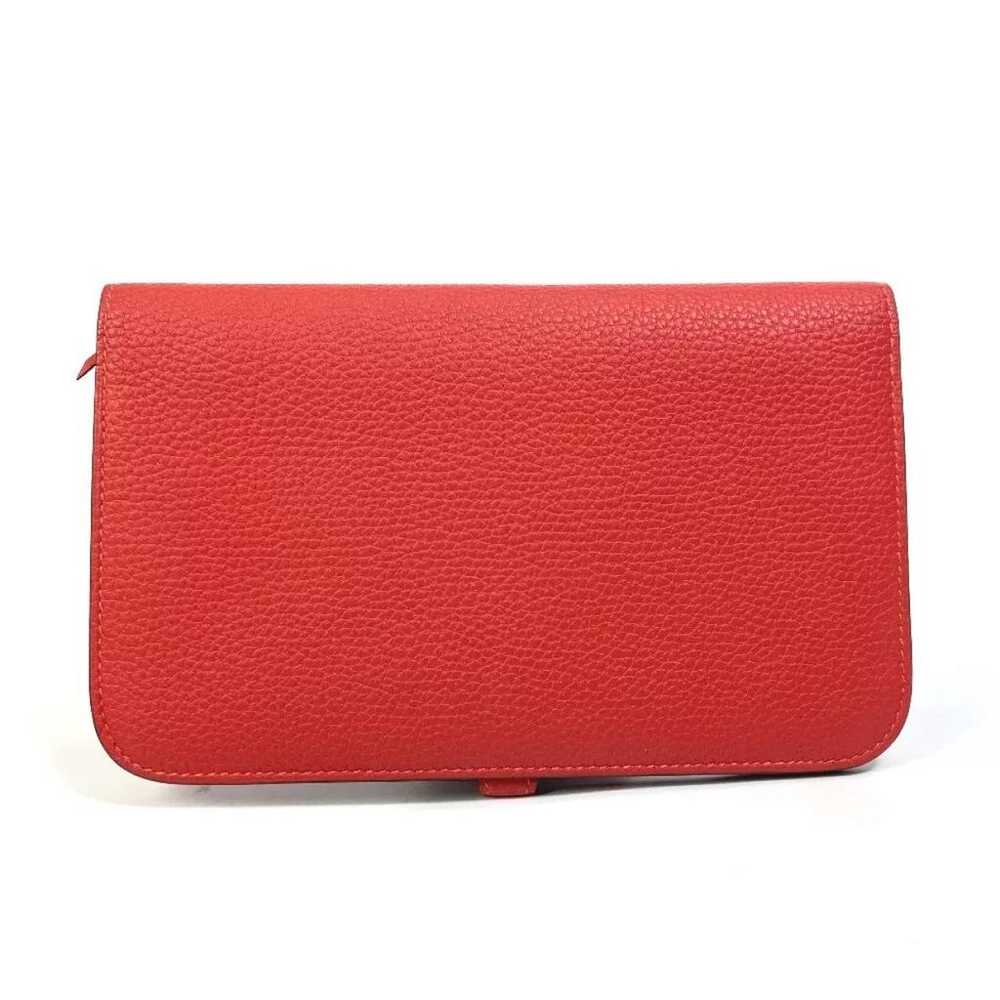 Hermès Leather clutch bag - image 2