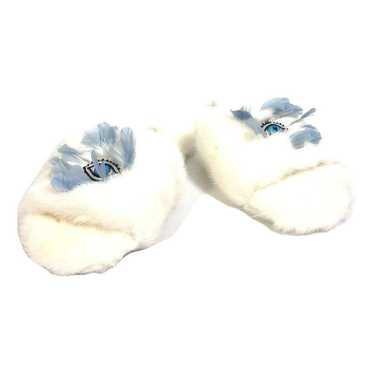 Valentino Garavani Faux fur flats - image 1