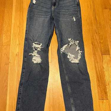 Hollister Ultra High Rise Vintage Straight Distre… - image 1