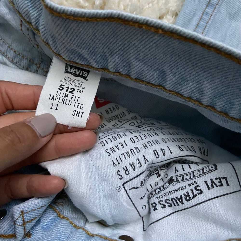 Vintage Levi’s 512 Jeans Light Blue - image 3