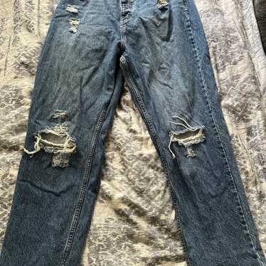 Free People blue wide leg jeans - image 1