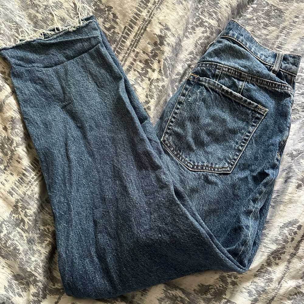 Free People blue wide leg jeans - image 2