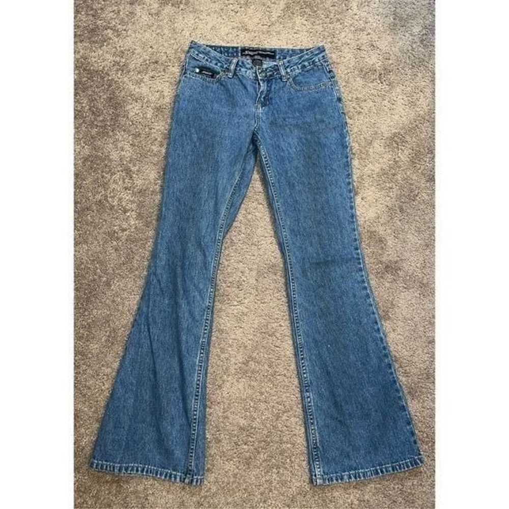 Vintage 90s/Y2k Flare Squeeze Jeans Women’s Junio… - image 3