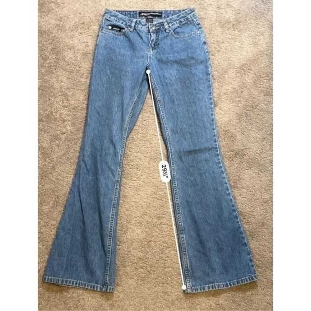 Vintage 90s/Y2k Flare Squeeze Jeans Women’s Junio… - image 6