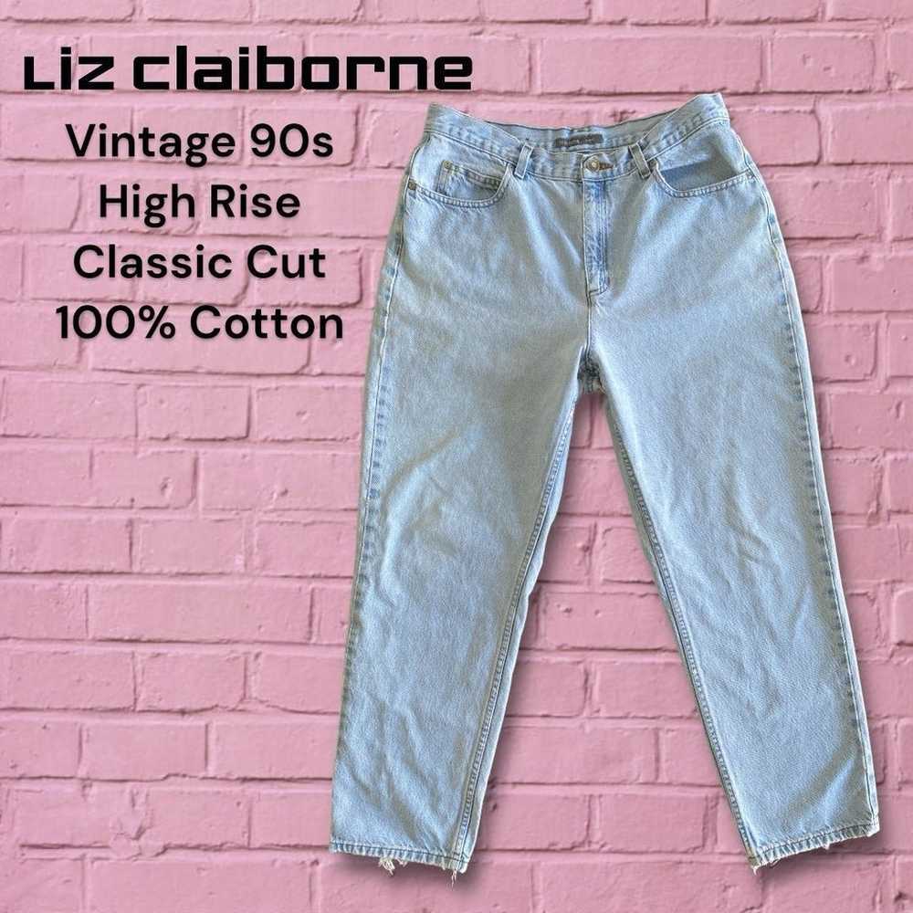 Vintage 90s Liz Claiborne High Waisted High Rise … - image 2