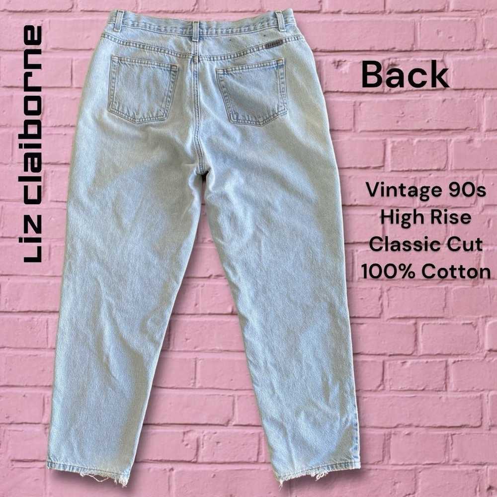 Vintage 90s Liz Claiborne High Waisted High Rise … - image 3