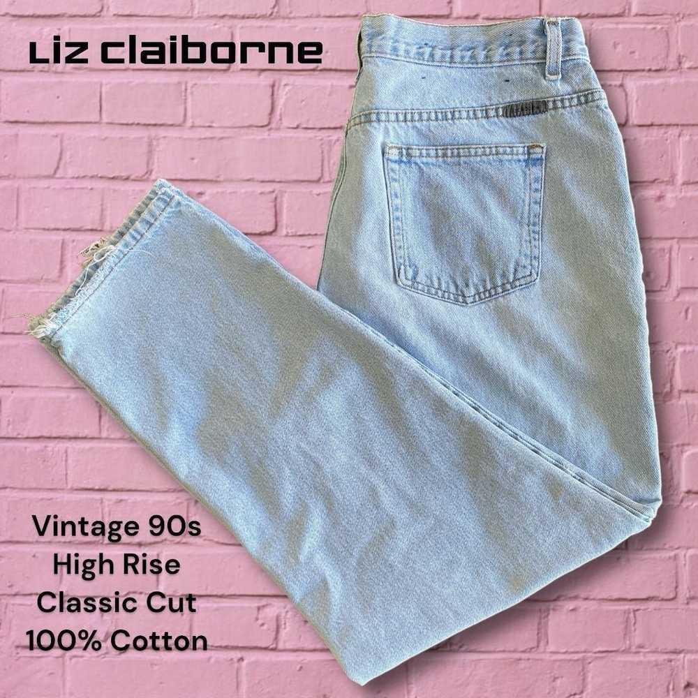 Vintage 90s Liz Claiborne High Waisted High Rise … - image 4