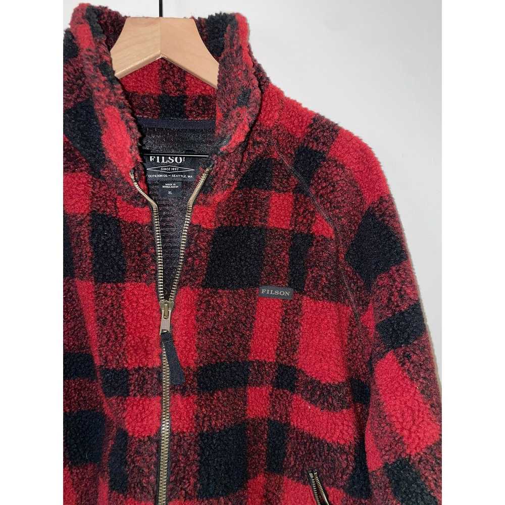 Filson Filson Hawks Point Sherpa Fleece Plaid Jac… - image 2