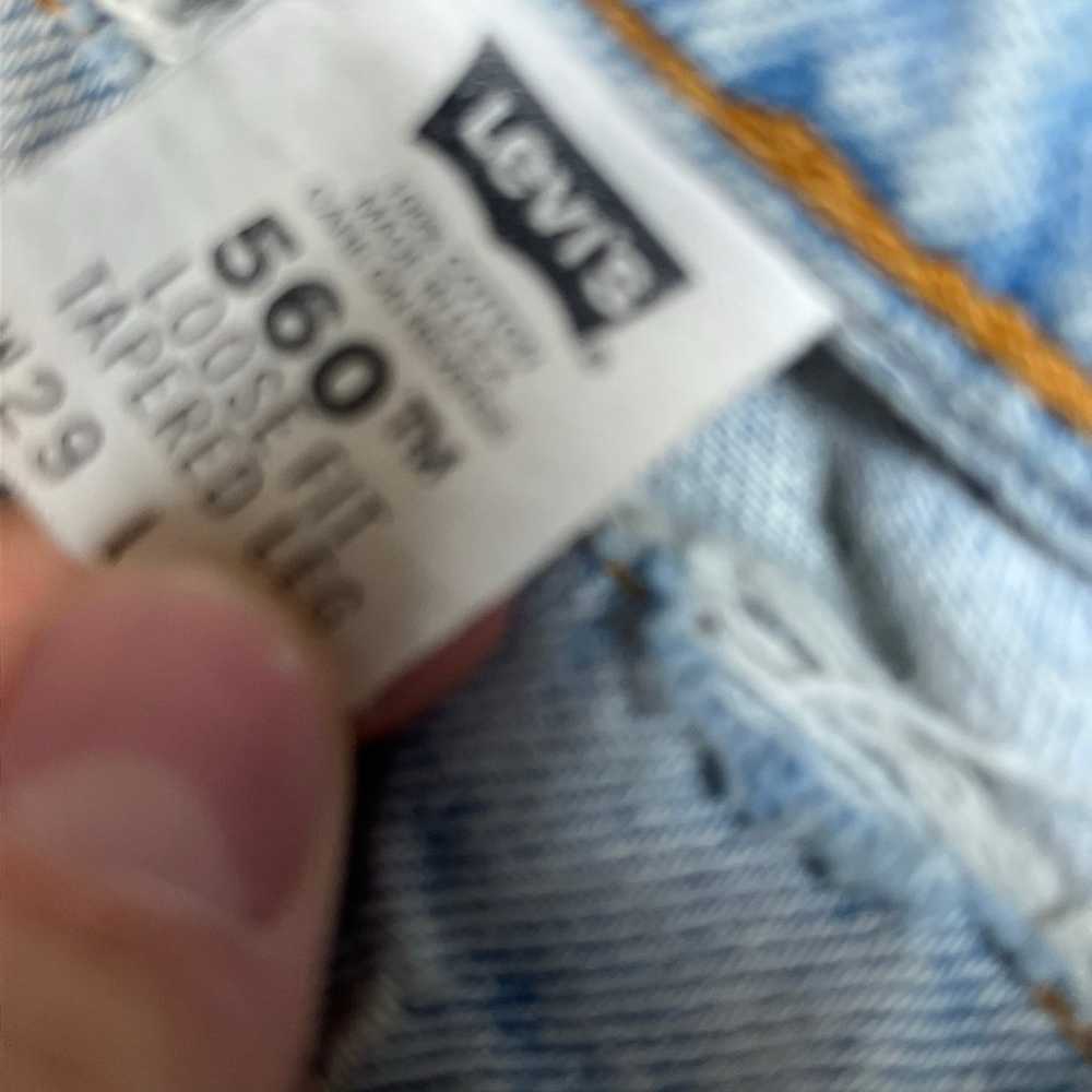 Vintage Levis 560 Jeans Womens 29x30 Loose Tapper… - image 8