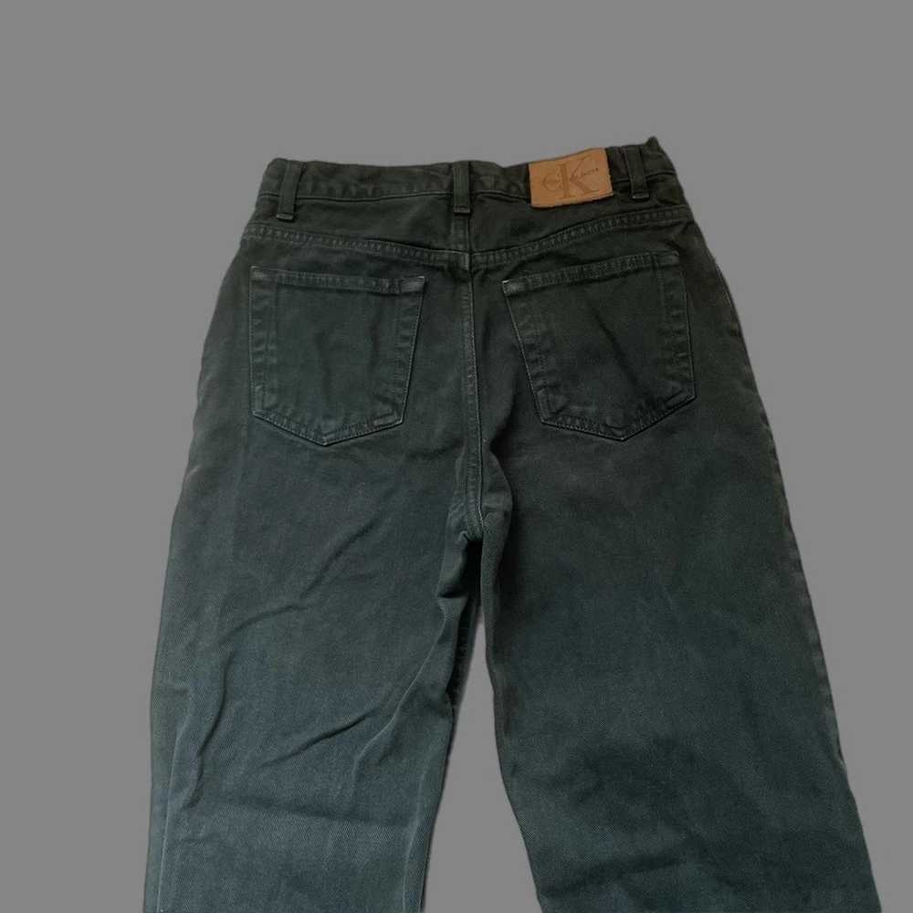 Vintage Calvin Klein forest green jeans - image 3